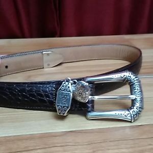 Brighton dark brown belt
